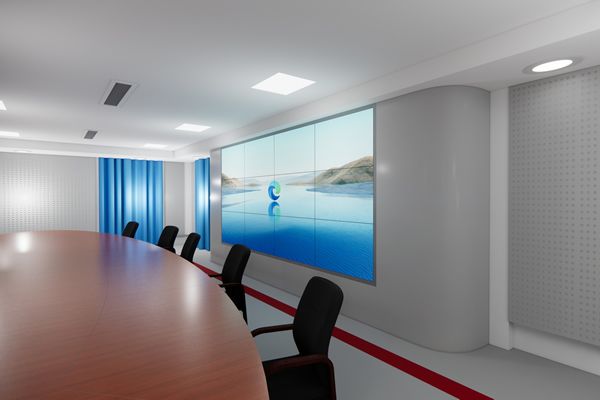 展館展廳大屏使用投影儀好，還是拼接屏好？